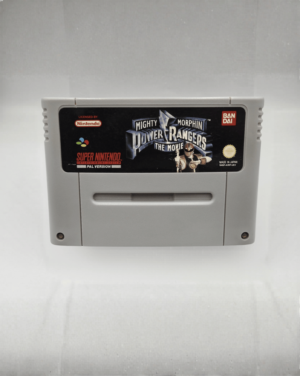 SNES Super Nintendo Spiel Mighty Morphin Power Rangers The Movie UKV Modul