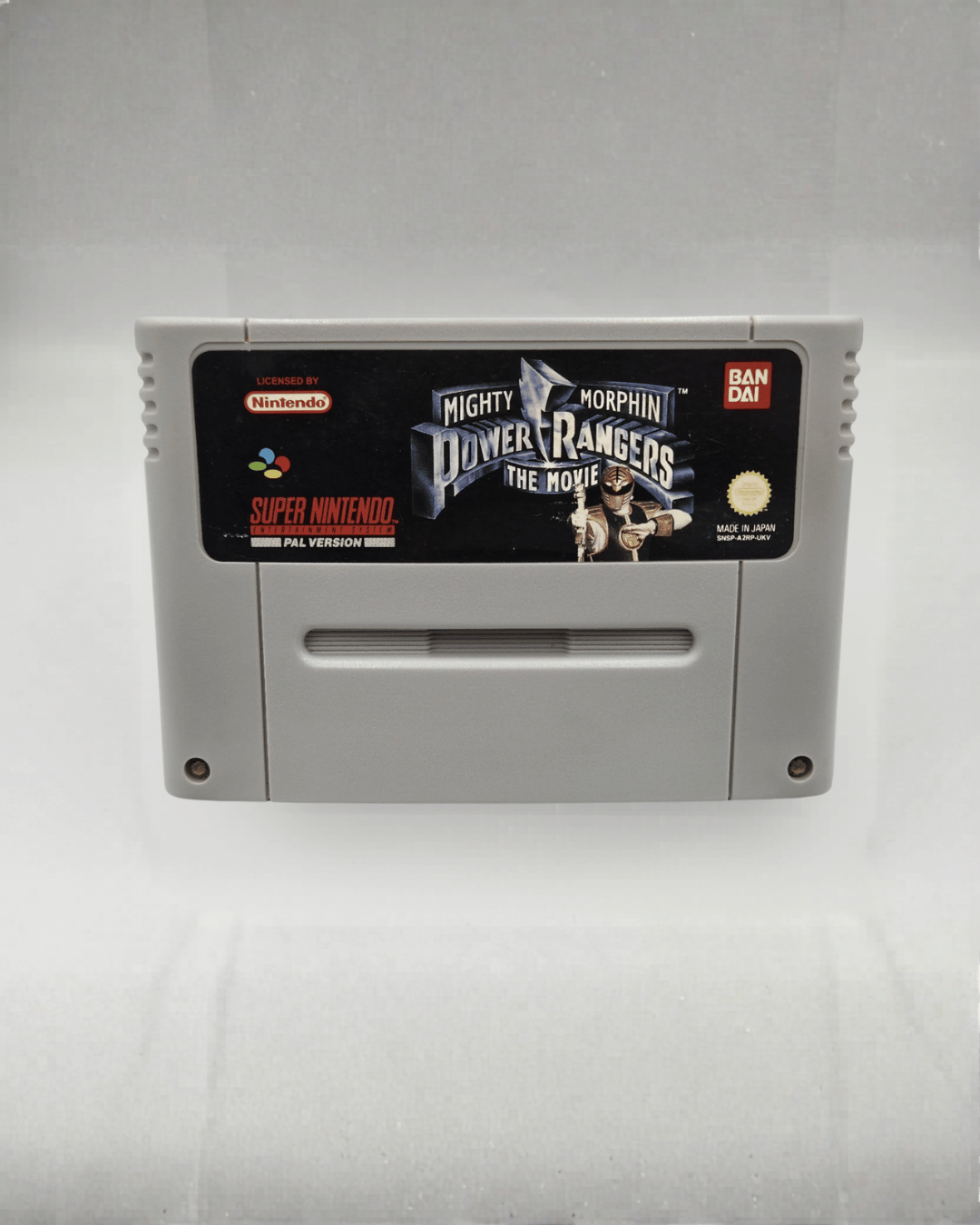 SNES Super Nintendo Spiel Mighty Morphin Power Rangers The Movie UKV Modul