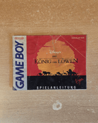 Nintendo Game Boy Classic Disney's Der König der Löwen Spielanleitung NOE