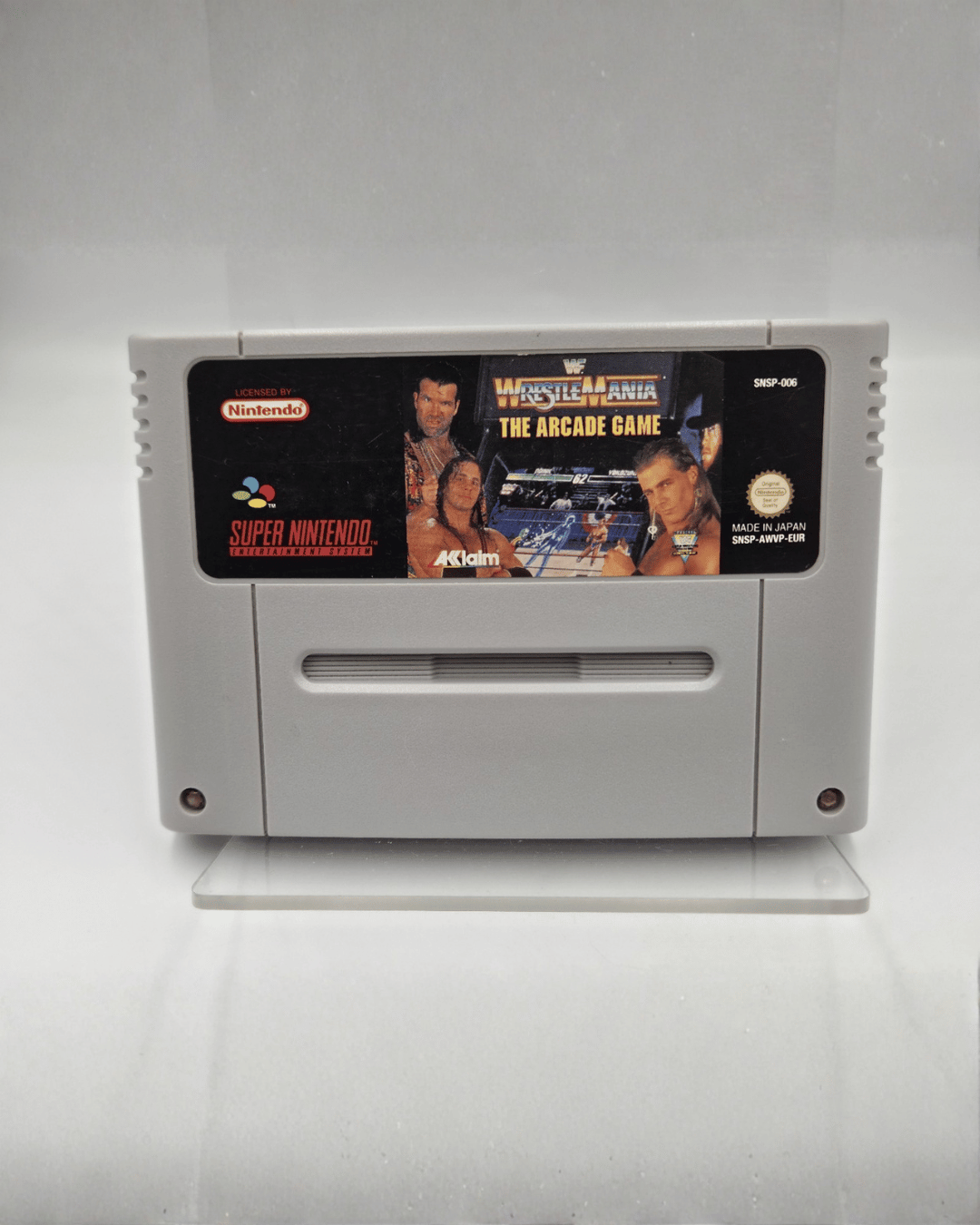 SNES Super Nintendo Spiel WWF Wrestlemania The Arcade Game EUR Modul