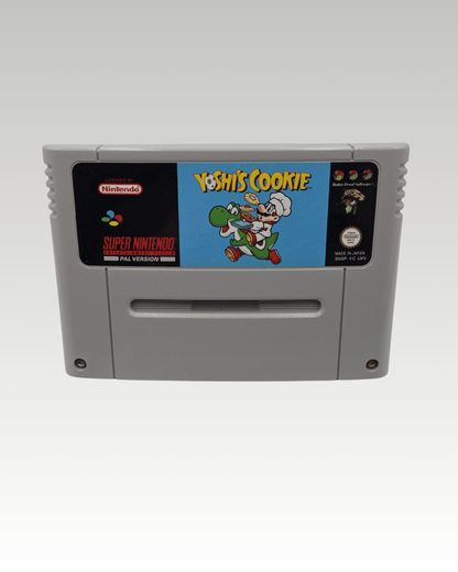 SNES Super Nintendo Game Yoshi's Cookie UKV Cartridge