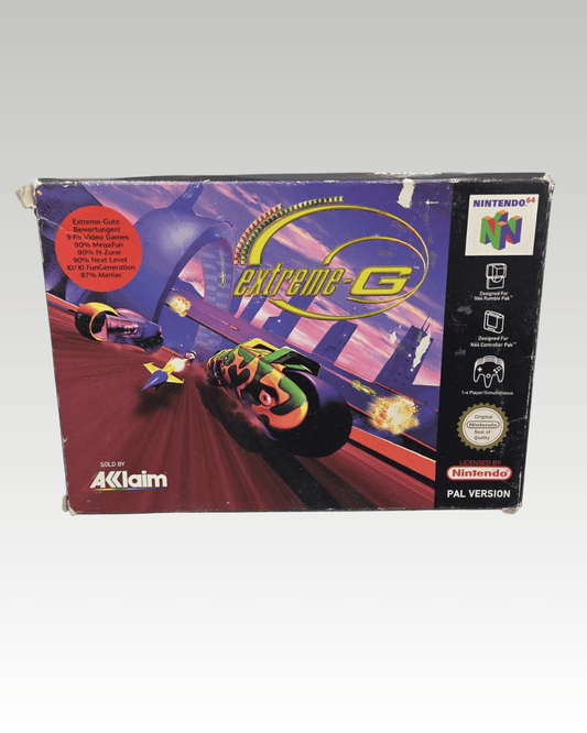 N64 Nintendo 64 Extreme-G with original packaging and manual EUR