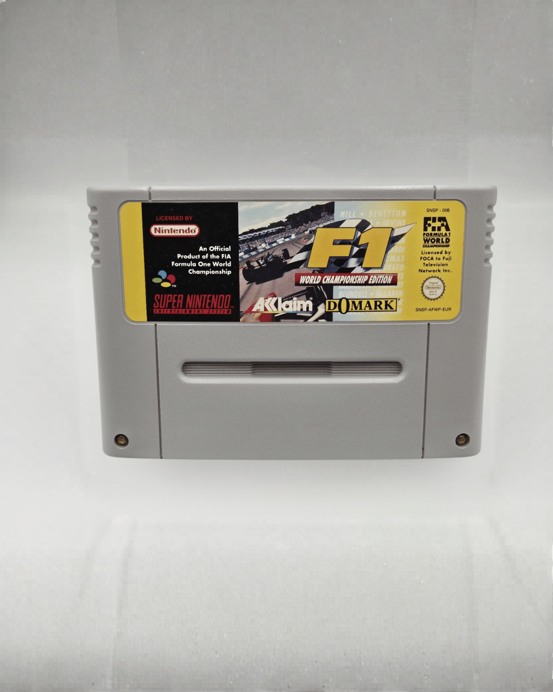 SNES Super Nintendo Spiel F1 World Championship Edition Modul EUR