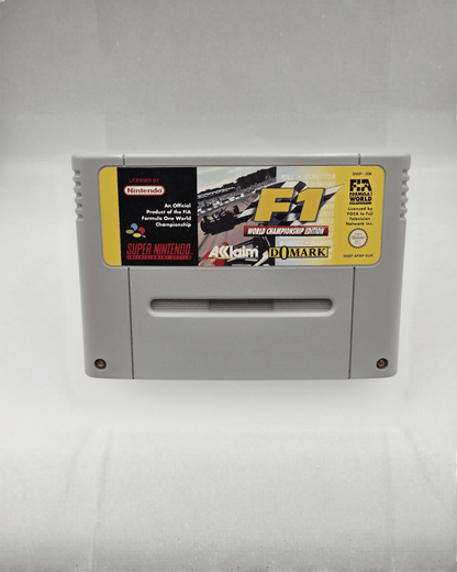 SNES Super Nintendo Spiel F1 World Championship Edition Modul EUR