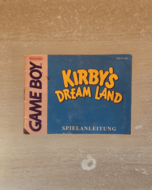 Nintendo Game Boy Classic Kirby's Dream Land Instruction Booklet EUR