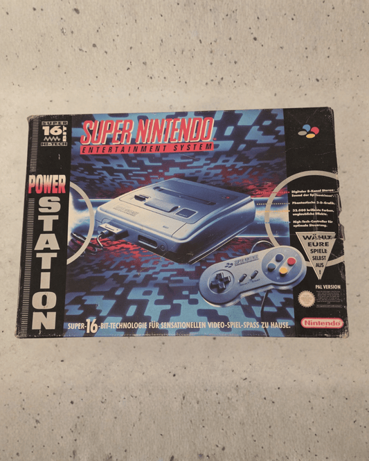 SNES Super Nintendo Power Station Konsole Console NOE OVP