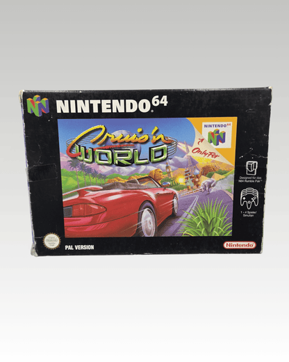 N64 Nintendo 64 Game Cruis'n World with Original Box and Manual NOE