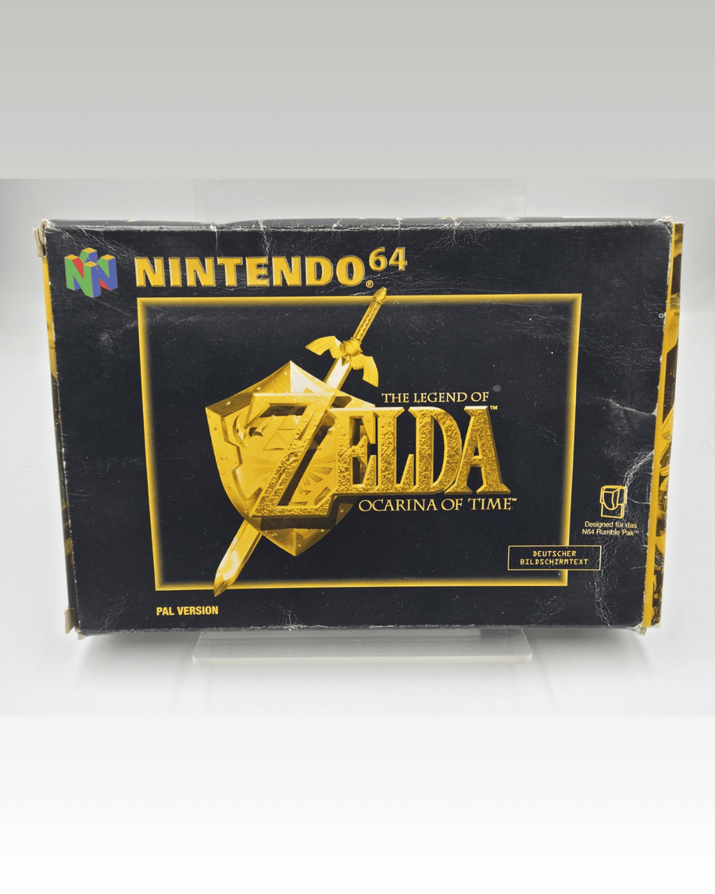 N64 Nintendo 64 The Legend of Zelda Ocarina of Time with original packaging and manual EUR