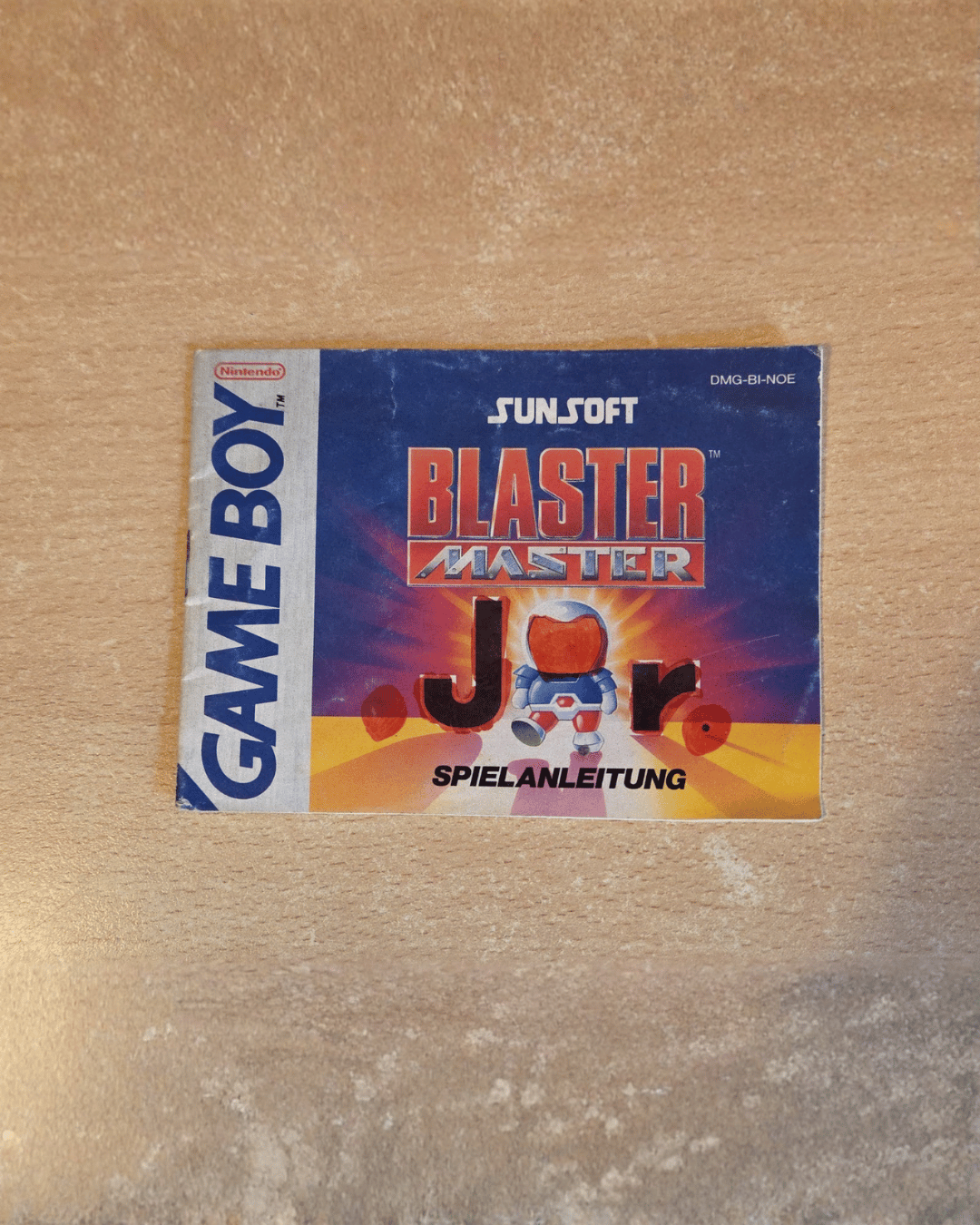 Nintendo Game Boy Classic Blaster Master Spielanleitung Instruction Booklet NOE