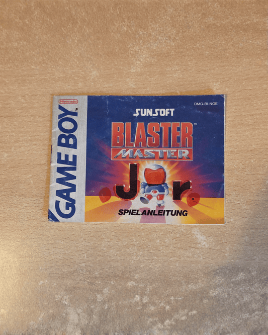 Nintendo Game Boy Classic Blaster Master Game Manual Instruction Booklet NOE