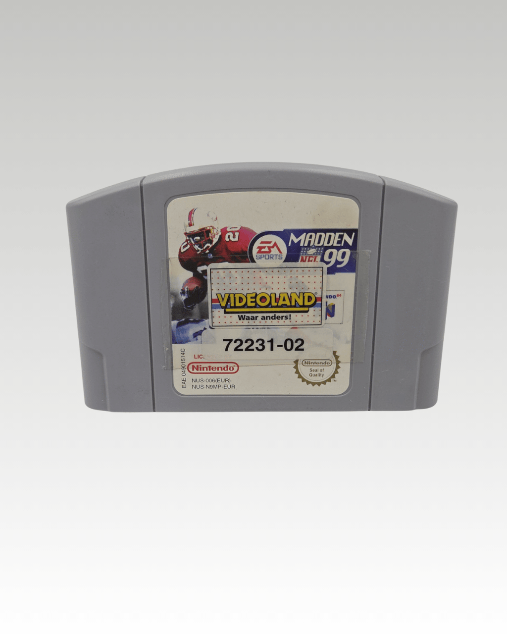 N64 Nintendo 64 Game Madden NFL 99 Cartridge EUR