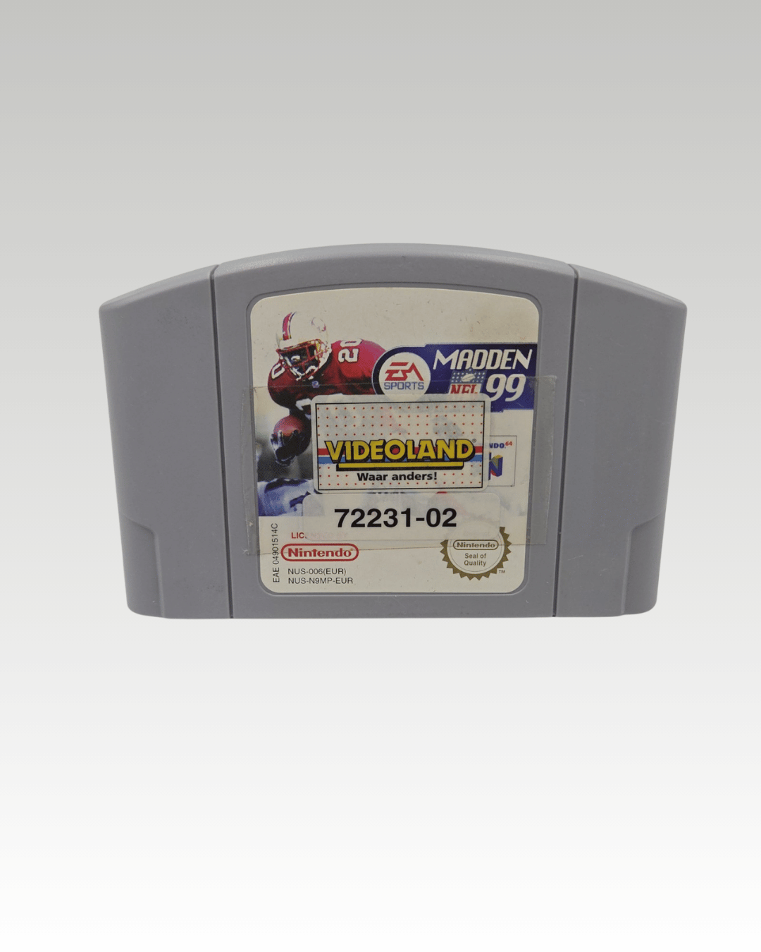 N64 Nintendo 64 Spiel Madden NFL 99 Modul EUR