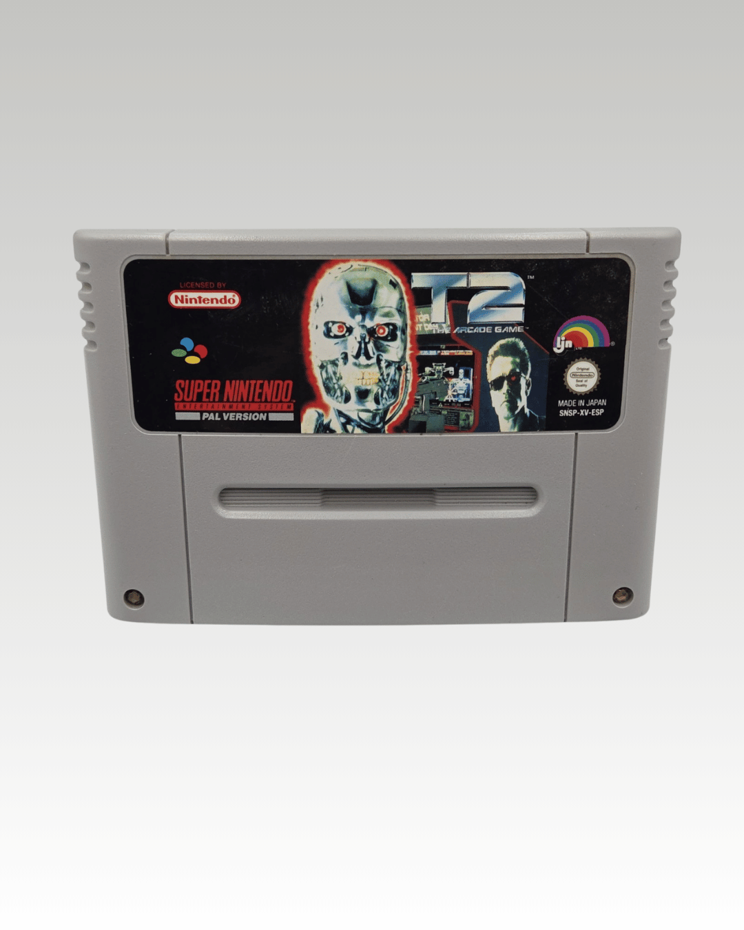 SNES Super Nintendo Game T2 The Arcade Game ESP Cartridge