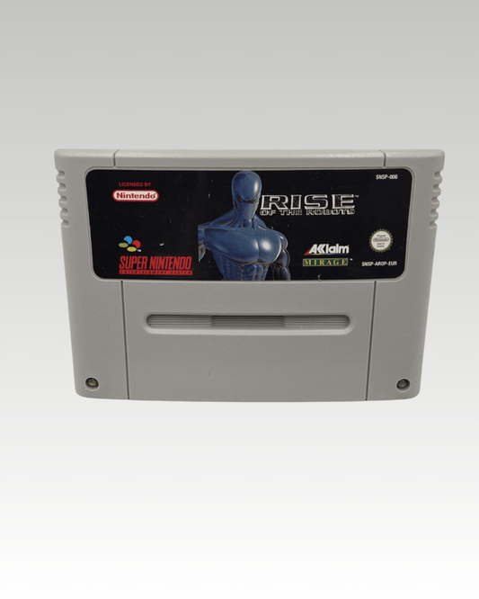 SNES Super Nintendo Spiel Rise of The Robots EUR Modul