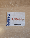 Nintendo Game Boy Classic Gargoyles Quest Spielanleitung Instruction Booklet NOE