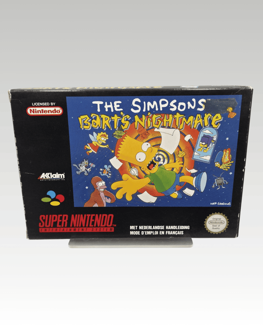 SNES Super Nintendo Spiel The Simpsons Bart's Nightmare + OVP und Anleitung FAH