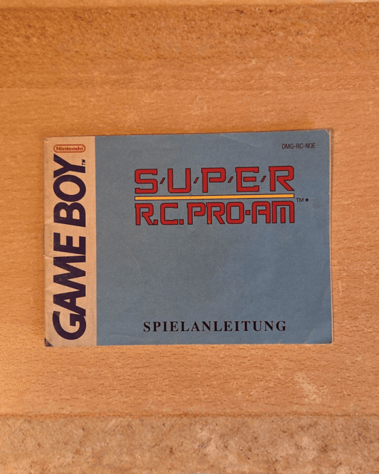 Game Boy Classic Super R.C. Pro-Am Instruction Booklet NOE