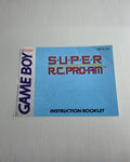 Game Boy Classic Super R.C. Pro-Am Spielanleitung Instruction Booklet USA