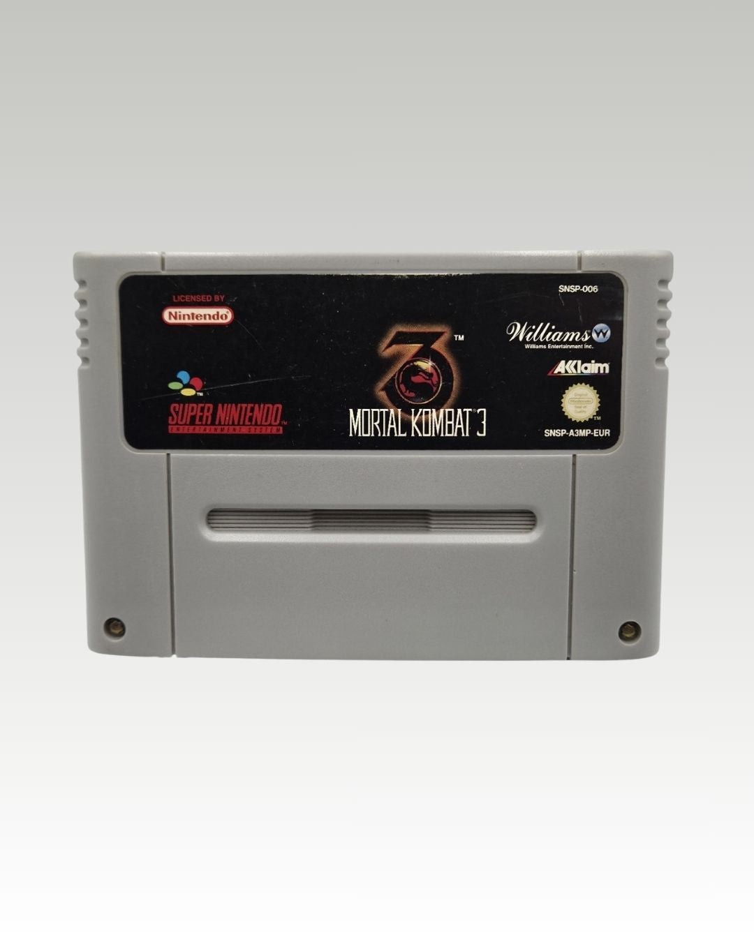 SNES Super Nintendo Spiel Mortal Kombat 3 Modul EUR