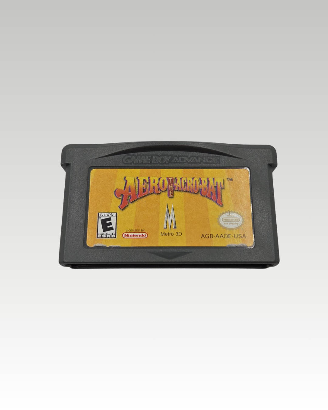 Nintendo Game Boy Advance Spiel Aero The Acro-Bat Modul USA
