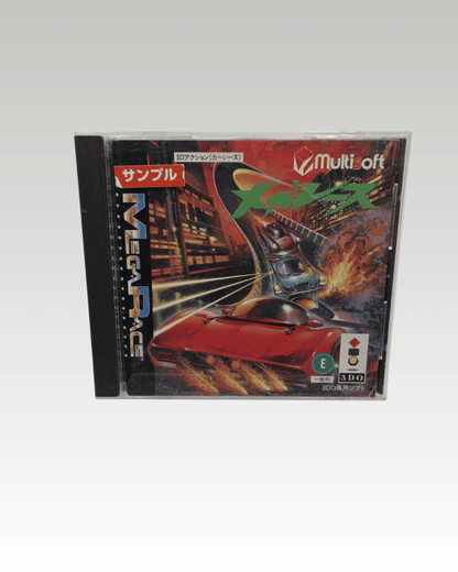 3DO Game Mega Race with Original Box and Manual Japan