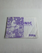 Sega Mega Drive Sonic The Hedgehog Instruction Booklet