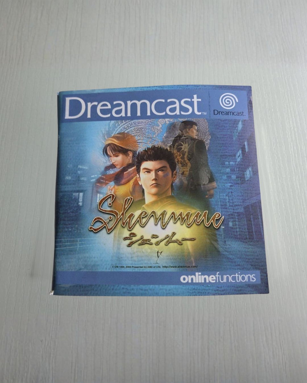 Sega Dreamcast Shenmue Spielanleitung Instruction Booklet