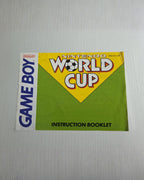 Game Boy Classic Nintendo World Cup Instruction Booklet USA