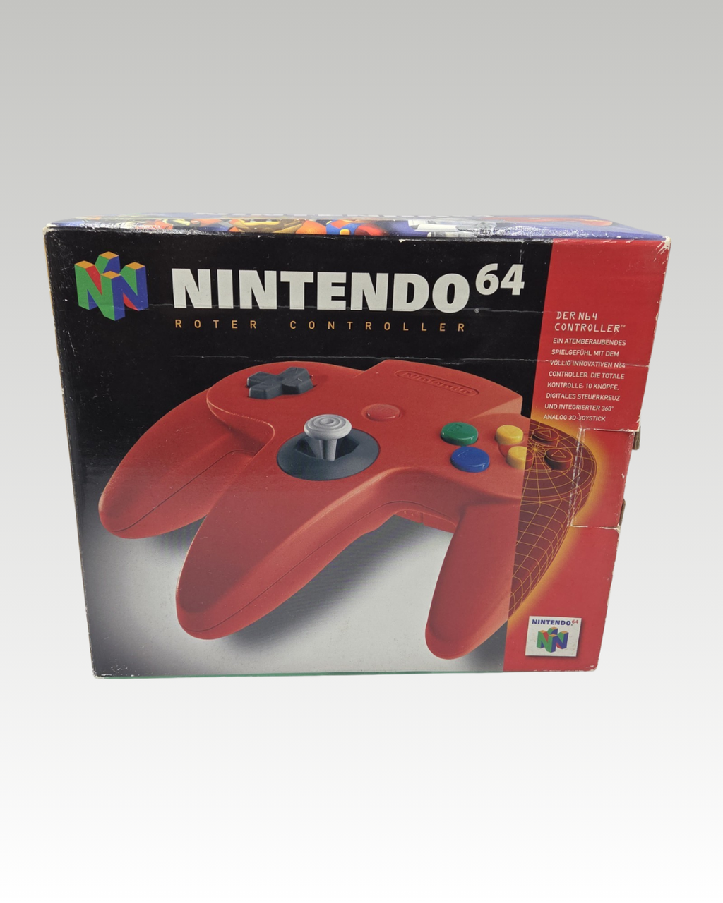 N64 Nintendo 64 Controller Joystick Red Original Packaging EUR