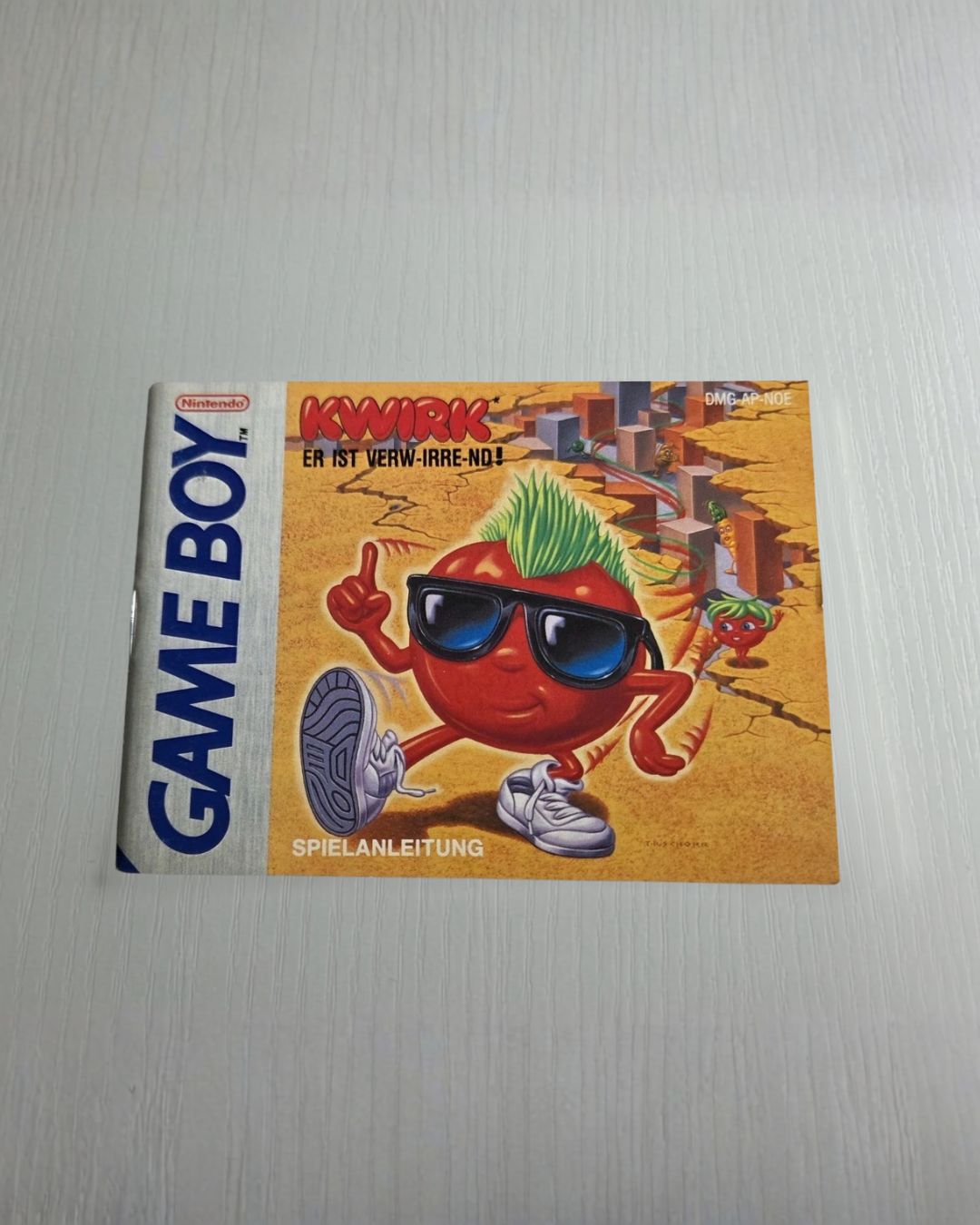 Nintendo Game Boy Classic Kwirk Spielanleitung Instruction Booklet NOE