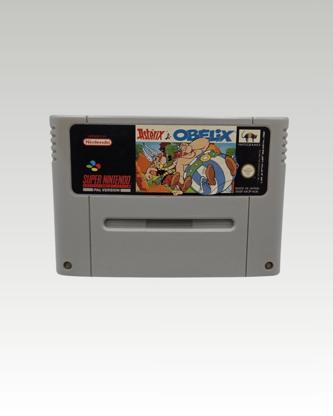 SNES Super Nintendo Spiel Asterix & Obelix Modul NOE