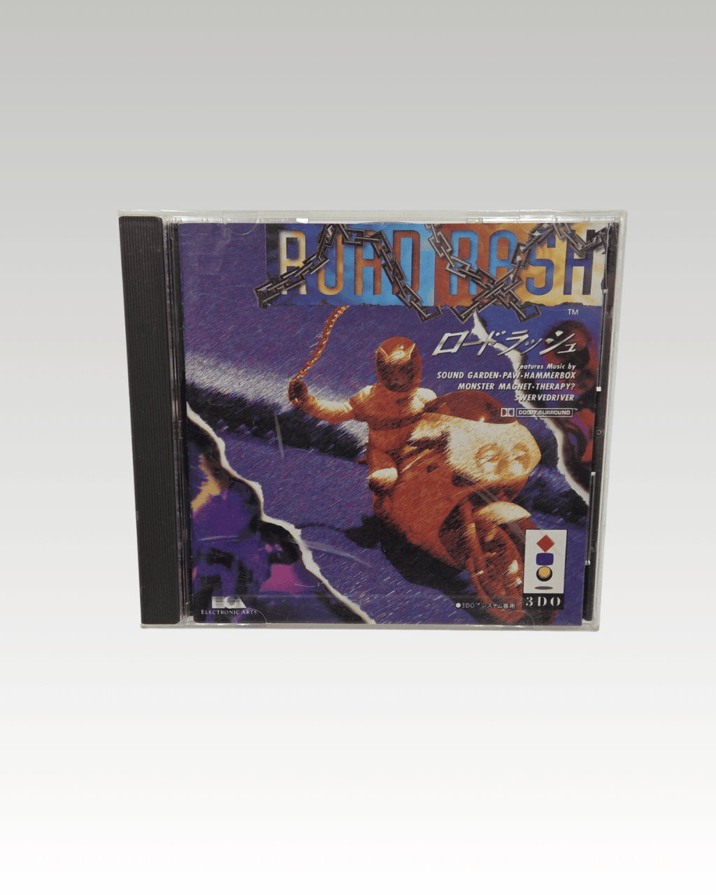 3DO Spiel Road Rash mit OVP und Anleitung Japan