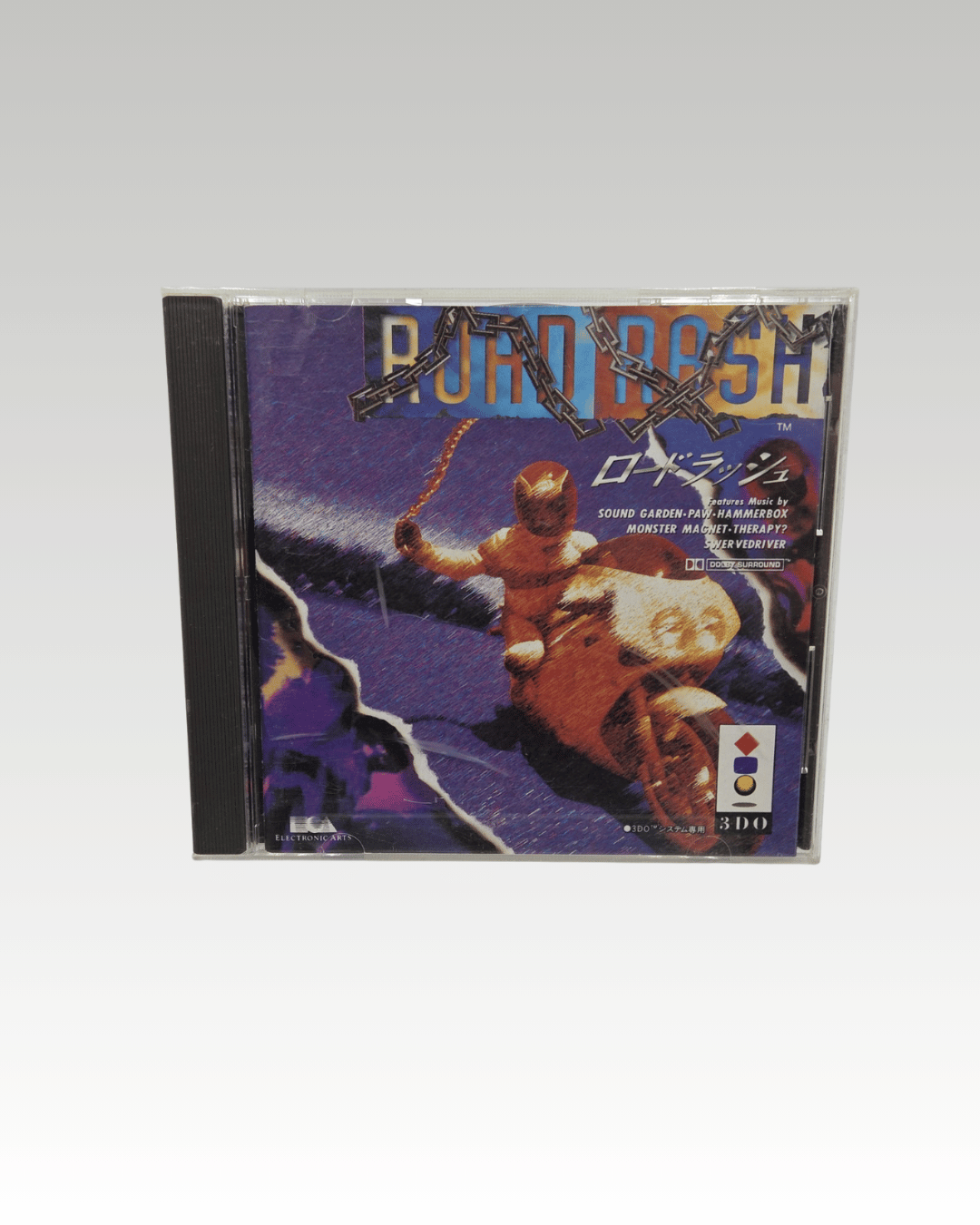 3DO Spiel Road Rash mit OVP und Anleitung Japan