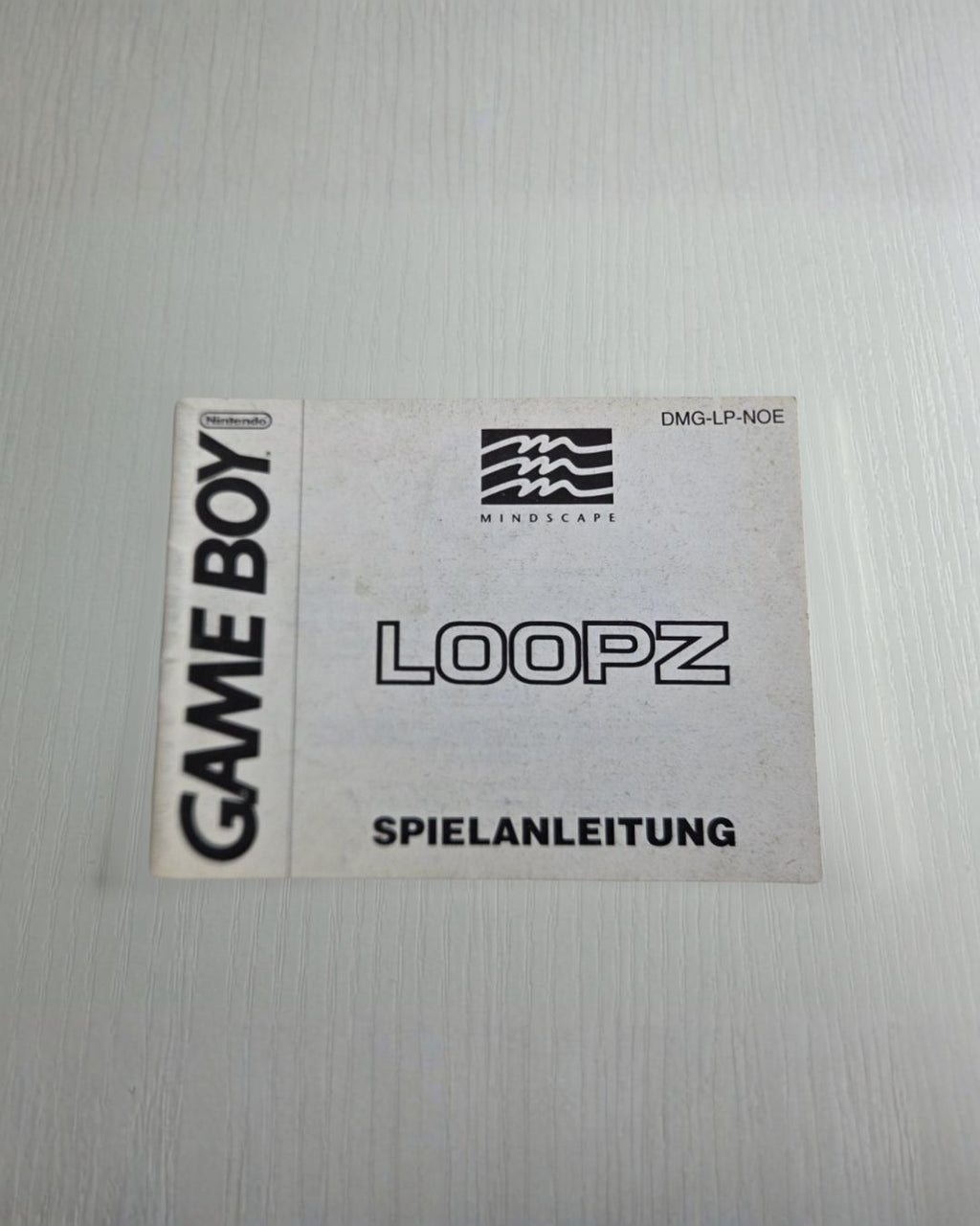 Nintendo Game Boy Classic Loopz Spielanleitung Instruction Booklet NOE