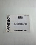 Nintendo Game Boy Classic Loopz Spielanleitung Instruction Booklet NOE