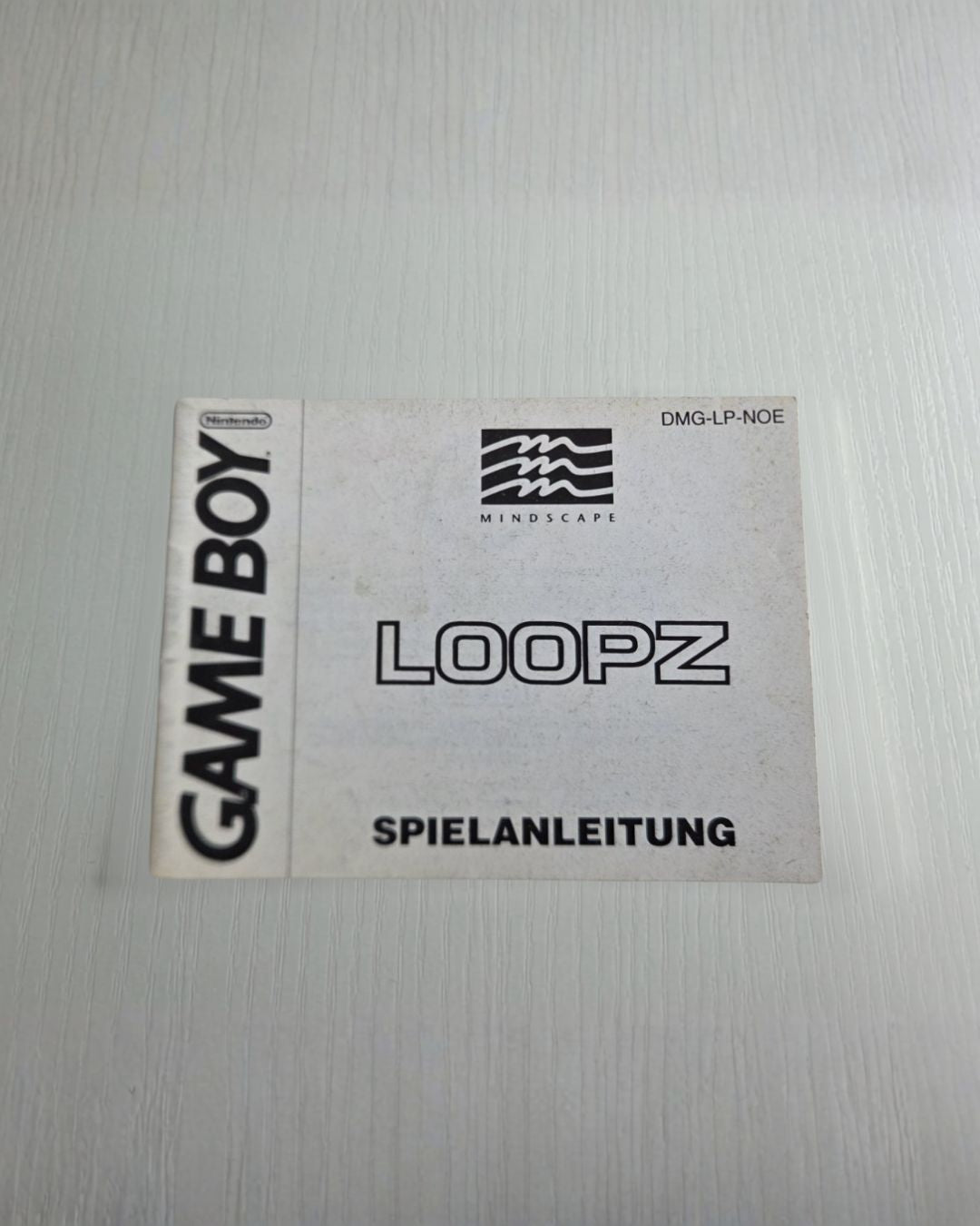 Nintendo Game Boy Classic Loopz Spielanleitung Instruction Booklet NOE