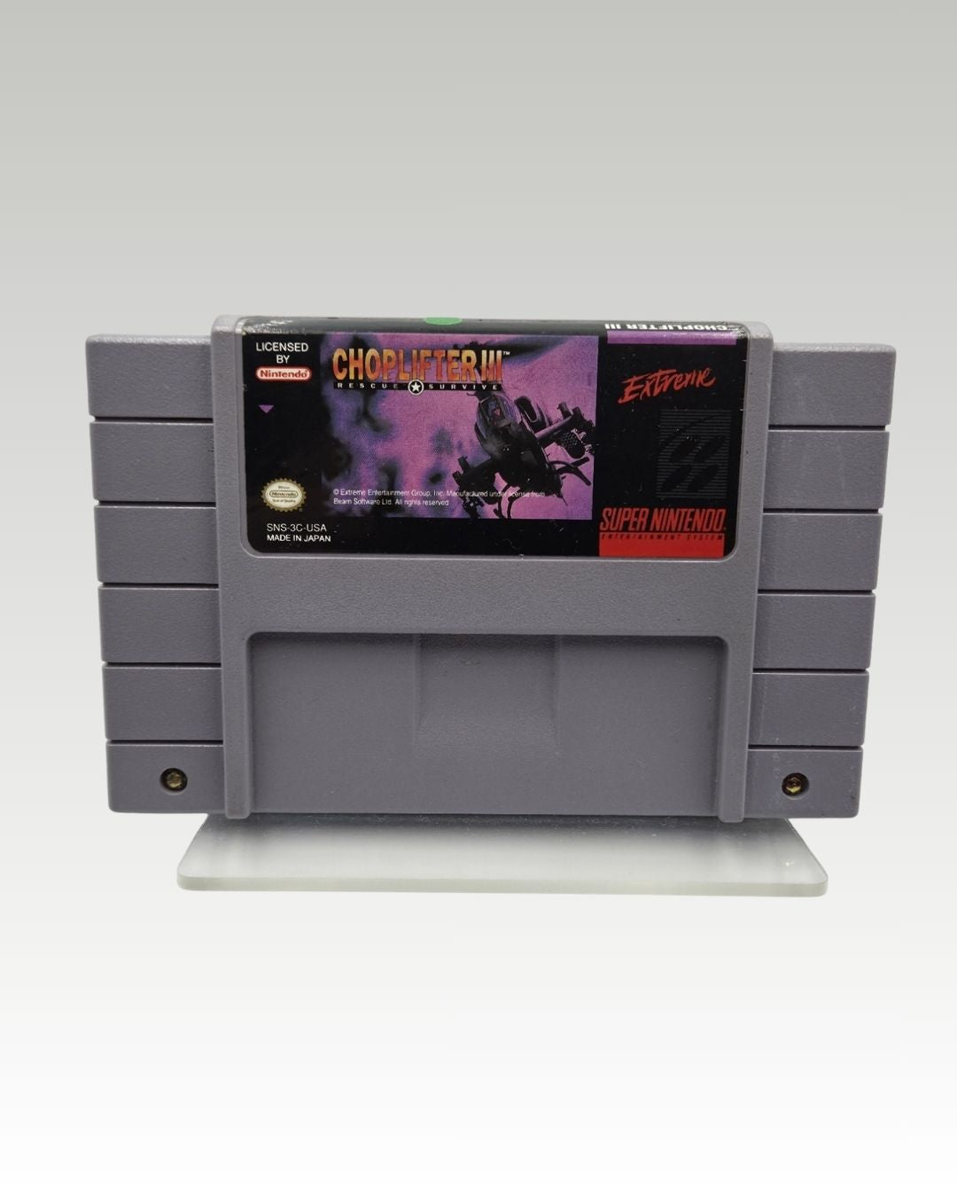 SNES Super Nintendo Spiel Choplifter III NTSC USA Modul