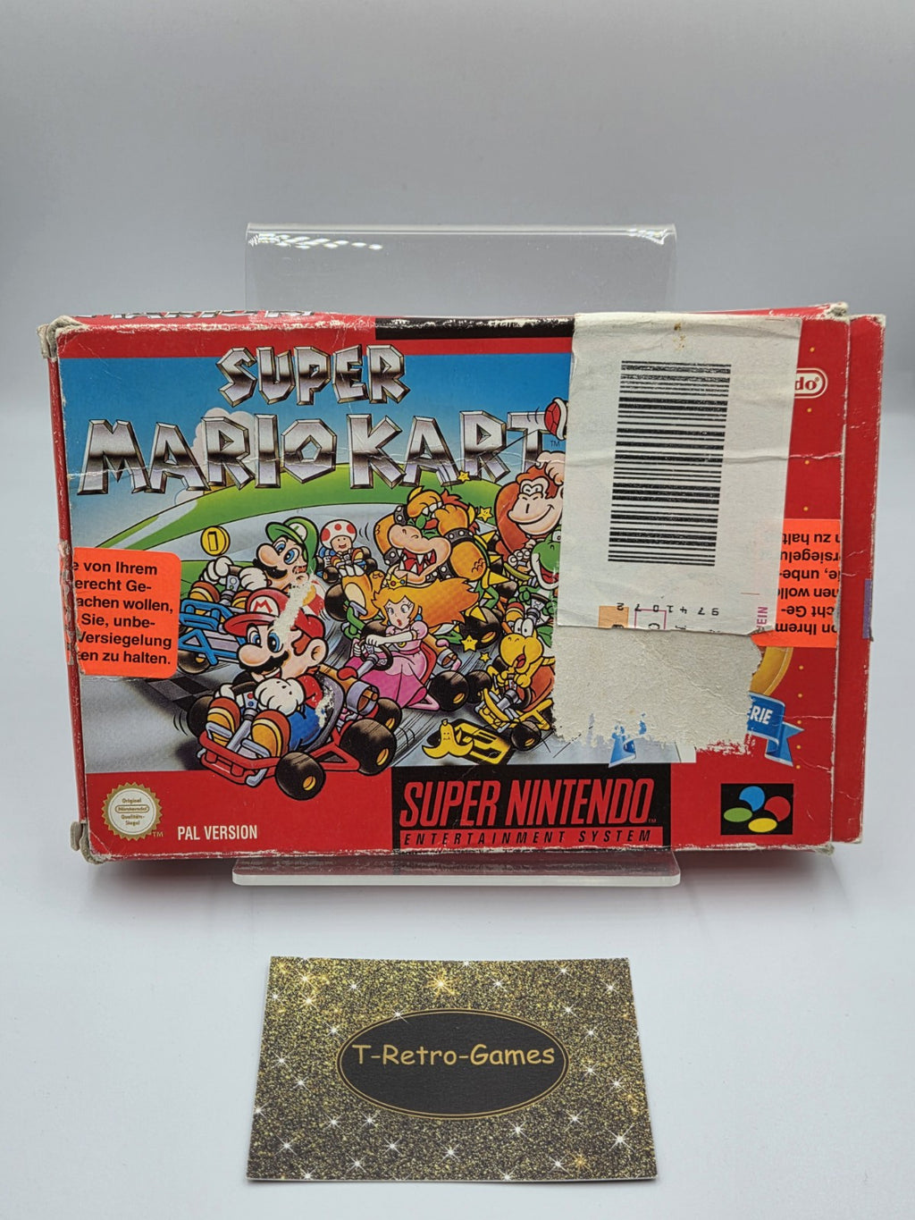 SNES Super Nintendo Super Mario Kart mit OVP und Anleitung NOE - T-Retro-Games 
