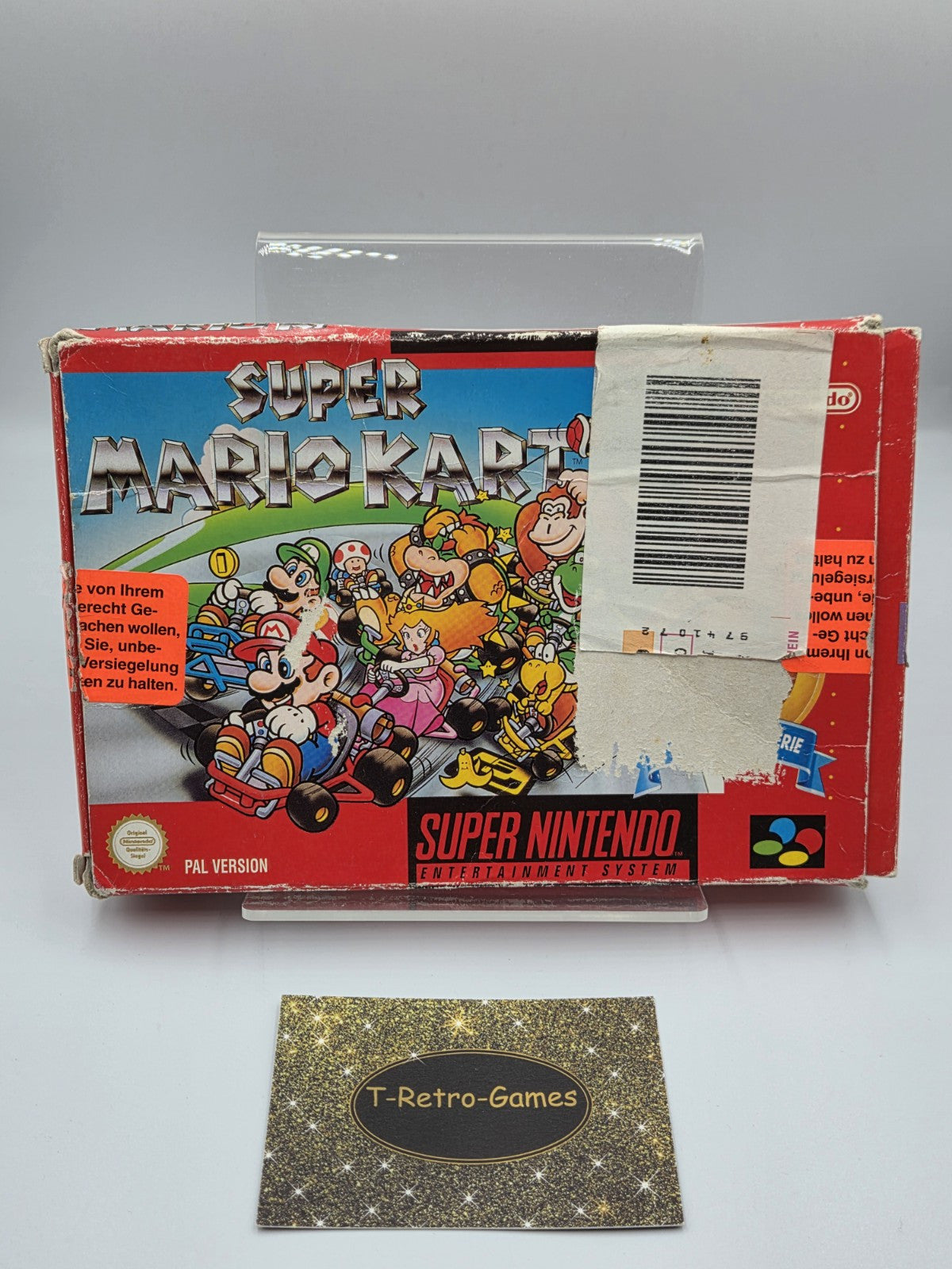 SNES Super Nintendo Super Mario Kart mit OVP und Anleitung NOE - T-Retro-Games 