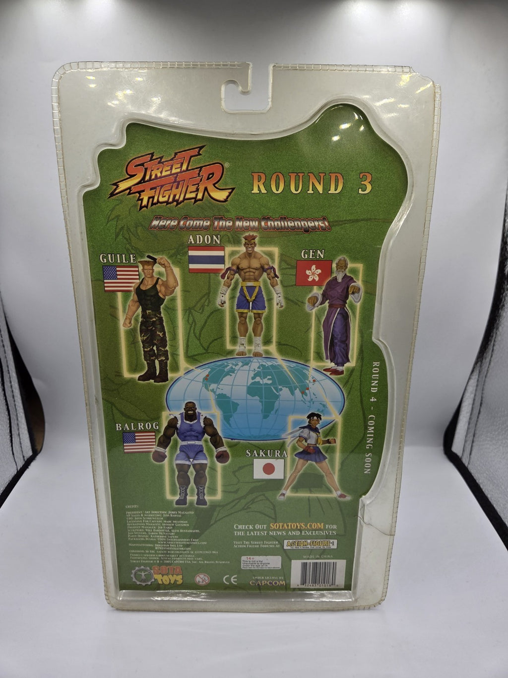 Sota Toys Street Fighter Sakura Action Toy Neu New - T-Retro-Games 