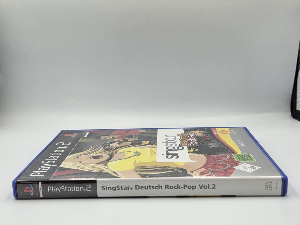 PS2 Playstation 2 Singstar Deutsch Rock-Pop mit OVP und Anleitung Deutsch - T-Retro-Games 