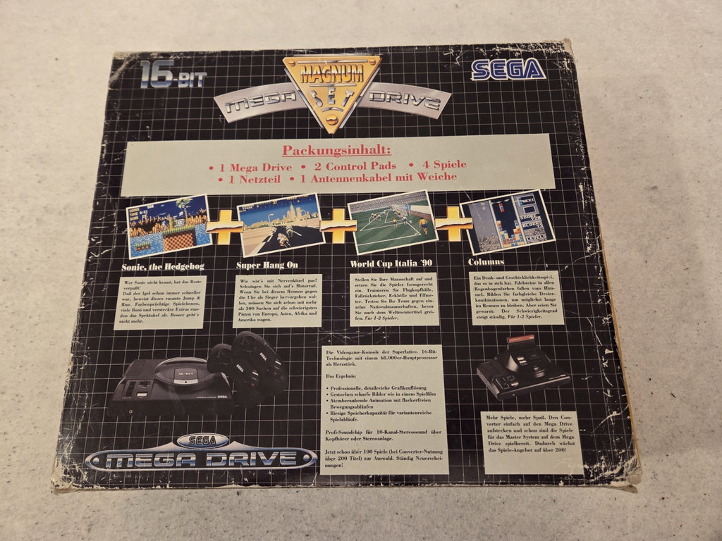 Sega Mega Drive Magnum Set Konsole Console OVP - T-Retro-Games 