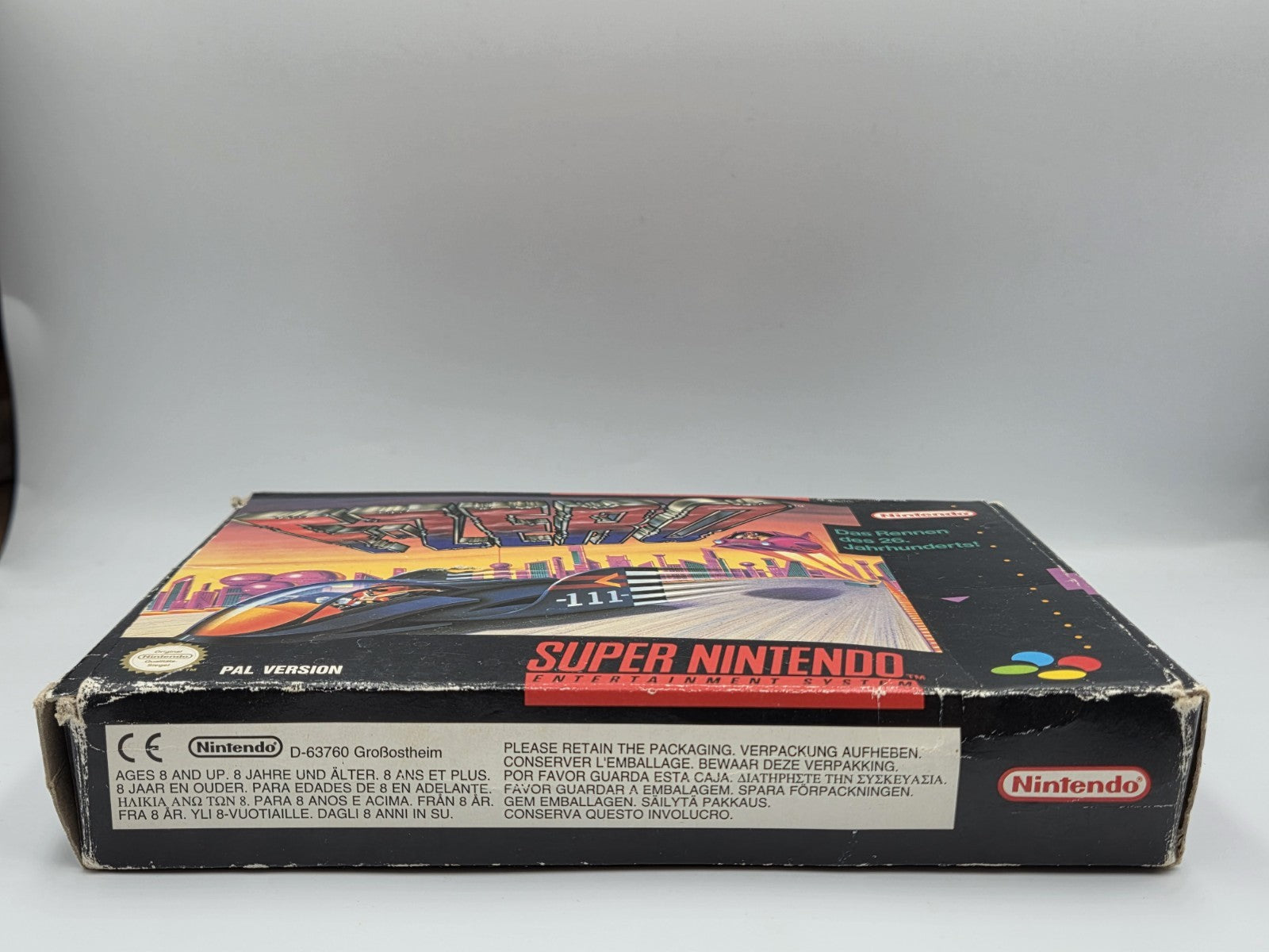 SNES Super Nintendo F-Zero mit OVP und Anleitung NOE - T-Retro-Games 