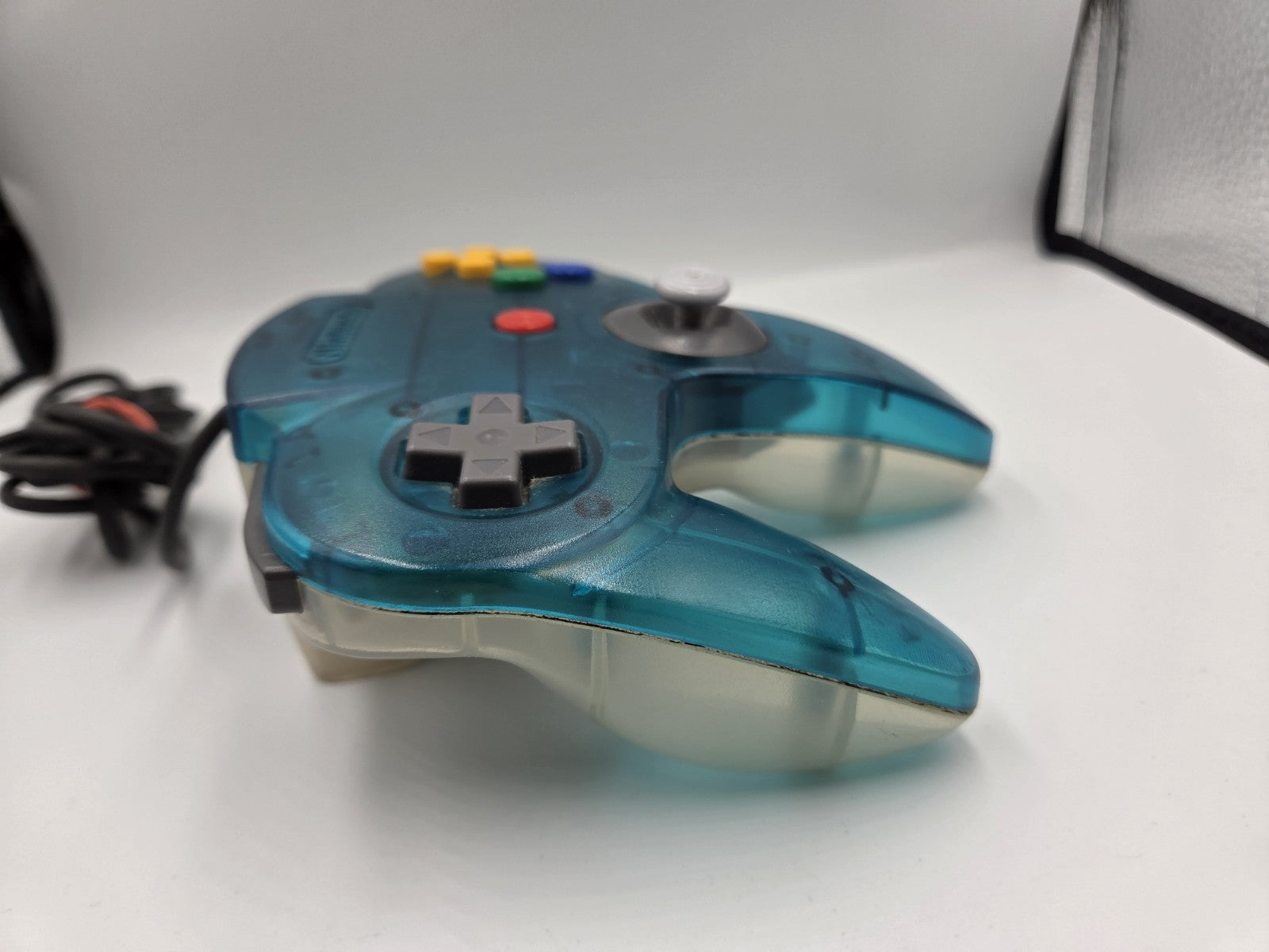 Nintendo 64 N64 Controller Clear Blue Transparent - T-Retro-Games 