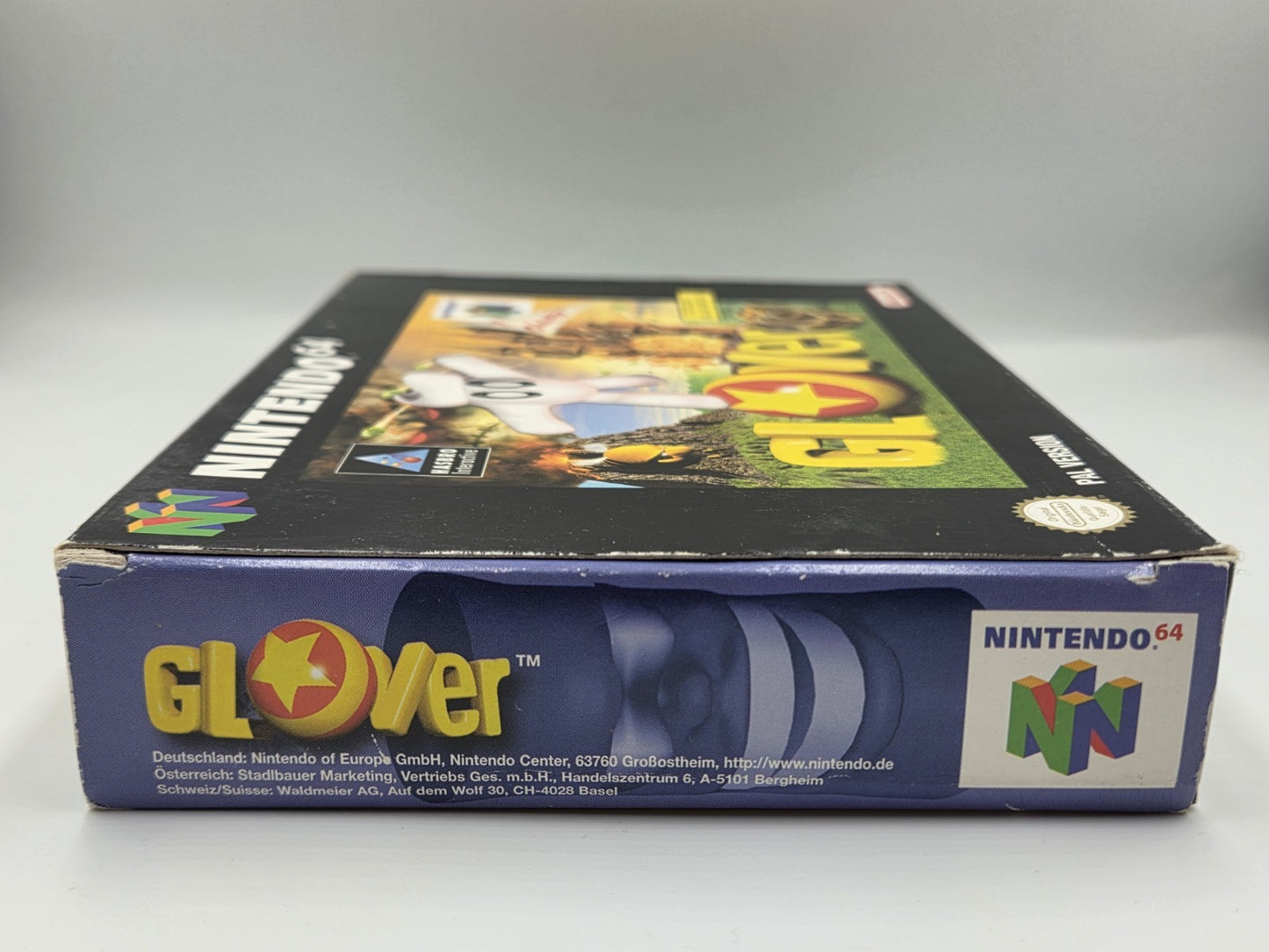 N64 Nintendo 64 Glover mit OVP und Anleitung NOE - T-Retro-Games 