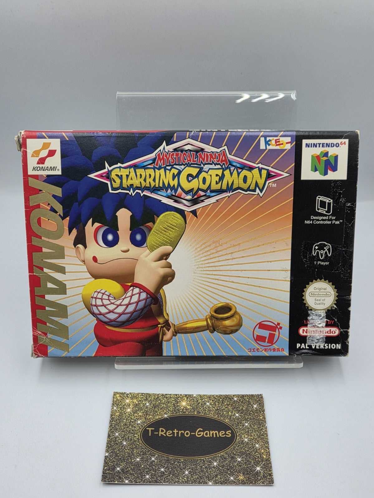 N64 Nintendo 64 Mystical Ninja Starring Goemon mit OVP und Anleitung EUR - T-Retro-Games 