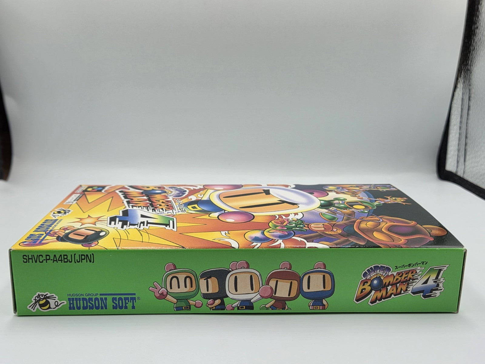 SFC Super Famicom Super Bomberman 4 mit OVP und Anleitung Japan - T-Retro-Games 