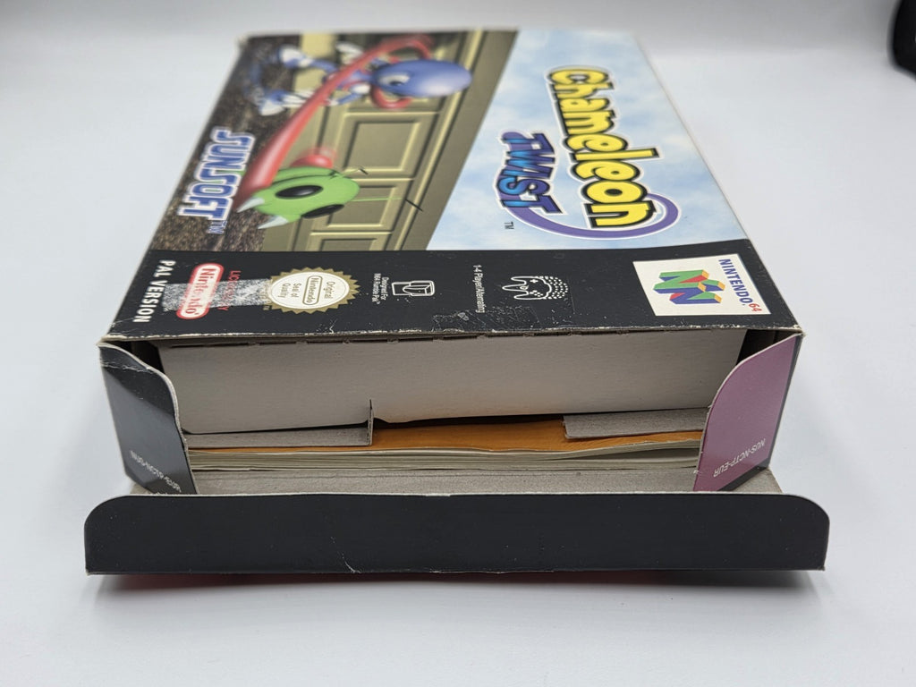 N64 Nintendo 64 Chameleon Twist mit OVP und Anleitung EUR - T-Retro-Games 