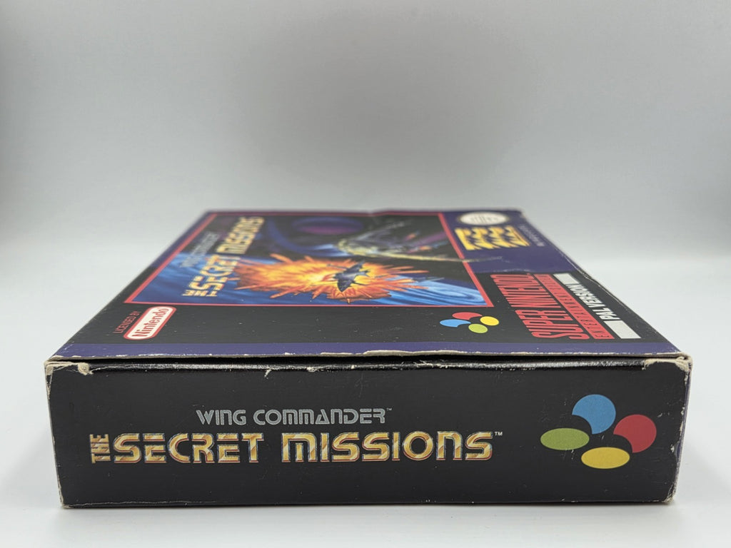 SNES Super Nintendo Wing Commander The Secret Missions mit OVP und Anleitung NOE - T-Retro-Games 