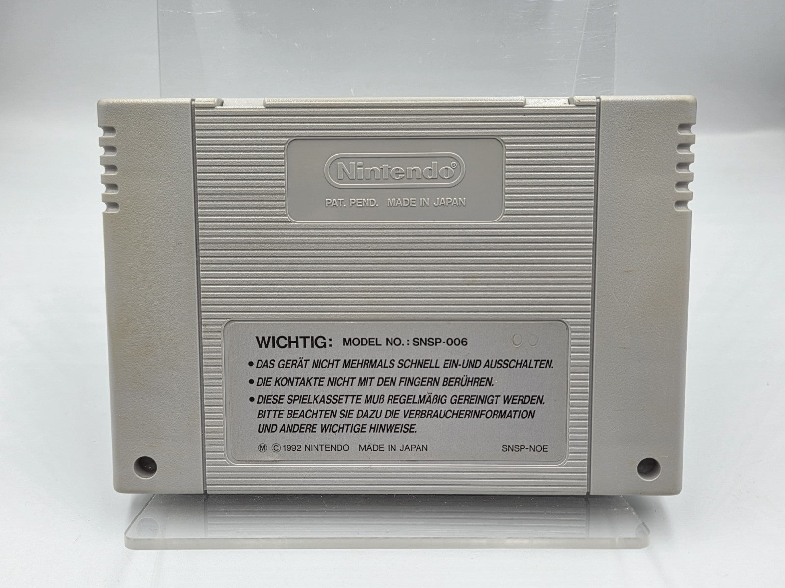 SNES Super Nintendo Super Ghouls 'N Ghosts Modul NOE - T-Retro-Games 